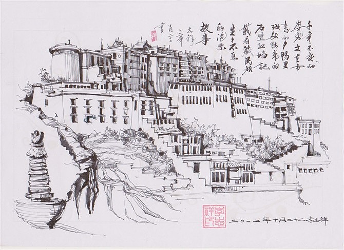 钢笔速写（图ZMjM4ODE0MzY=） - 绘画 - 站酷设计师艺帮设计原创素材 - 站酷ZCOOL