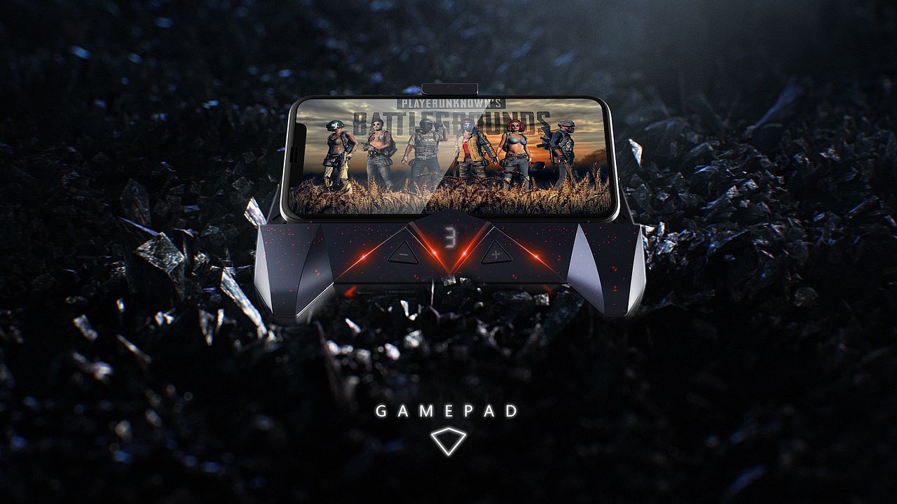 手机散热游戏手柄（图ZMjA3NTAyNzA4） - 电子产品 - 站酷设计师贝塞尔工业设计原创素材 - 站酷ZCOOL