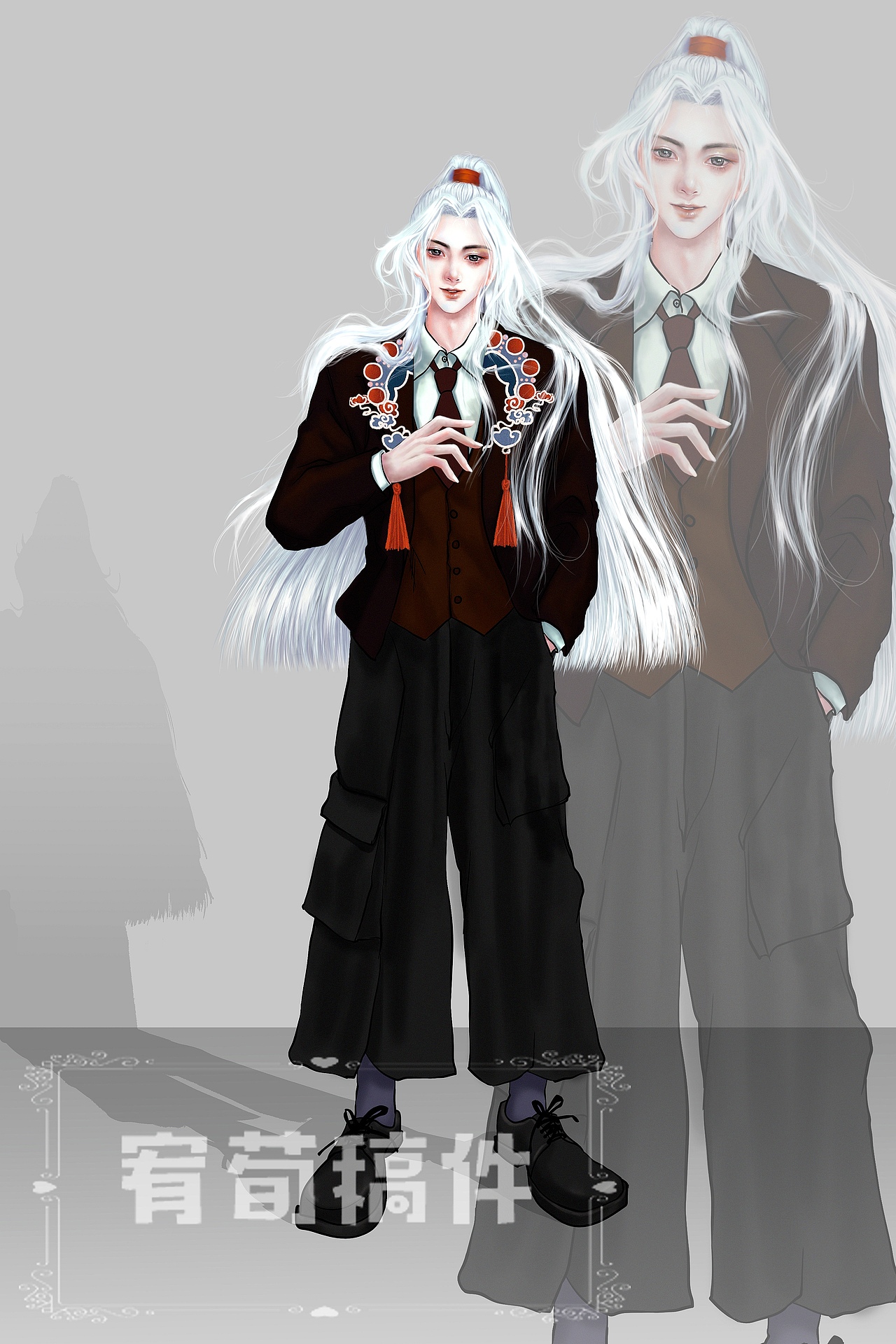 原创立绘国朝风小哥哥（图ZMjMzODExNzQ0） - 创作习作 - 站酷设计师Z54624674原创素材 - 站酷ZCOOL