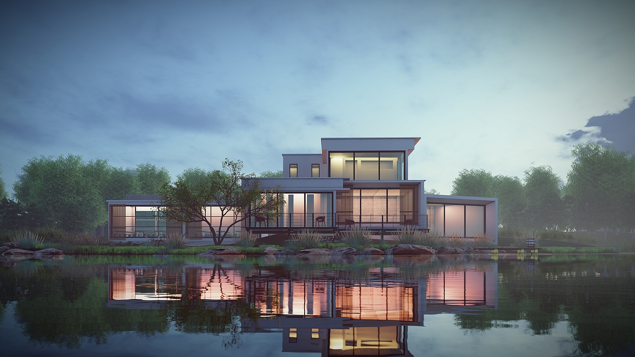 LUMION景观建筑效果图