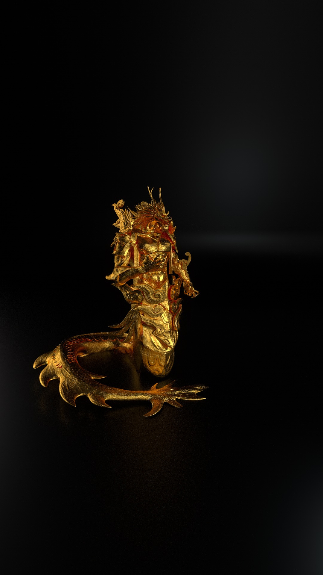 黄金龙,金属材质