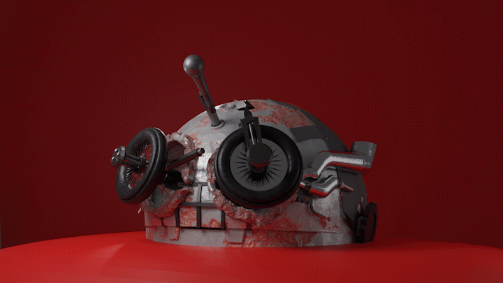 摩托头 MotorHead（图ZMjIwMDE1OTA0） - 其他三维 - 站酷设计师一格_RORO原创素材 - 站酷ZCOOL