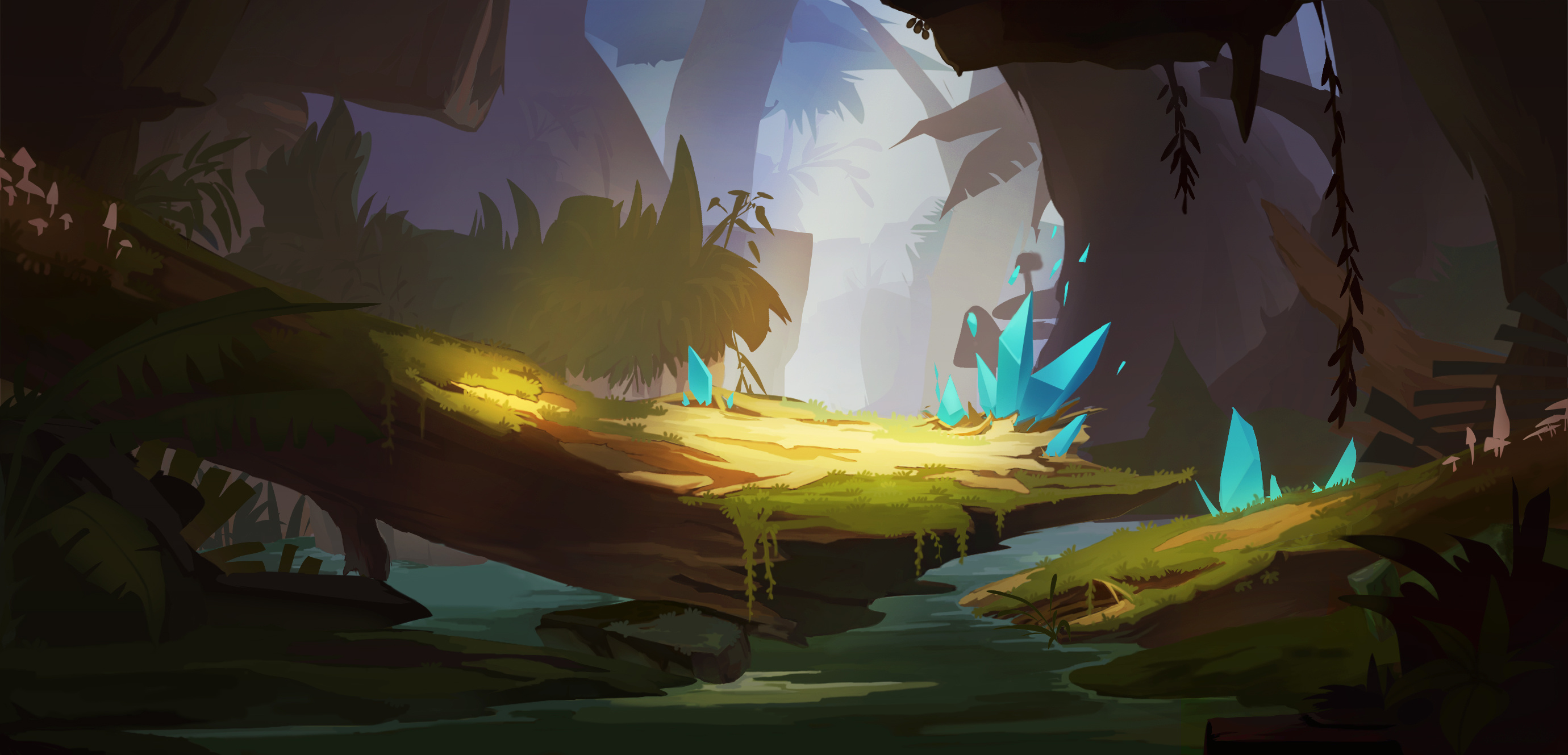 场景|插画|游戏原画|张大仙二 - 原创作品 - 站酷 (zcool)