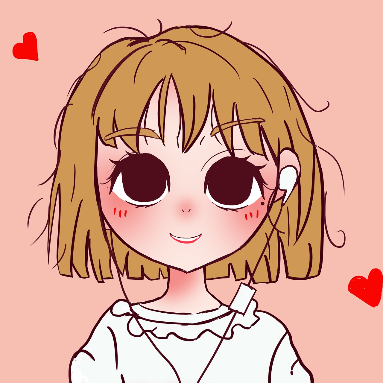 随意画女孩头像