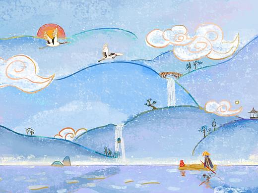 山水（个人主页-ZNDg3OTkwMjA=） - 儿童插画 - 站酷设计师猪猪_Zhuzhu原创素材 - 站酷ZCOOL