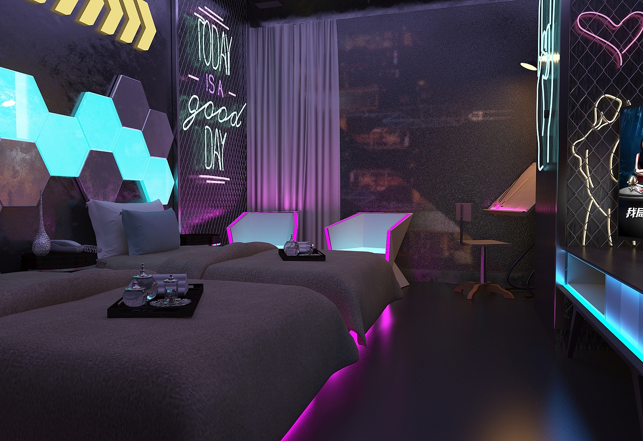 赛博朋克主题酒店