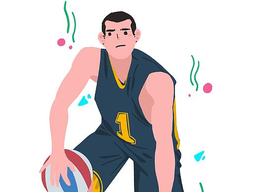 籃球（個(gè)人主頁-ZNDM3MTIwMDA=） - 商業(yè)插畫 - 站酷設(shè)計(jì)師一武一十原創(chuàng)素材 - 站酷ZCOOL