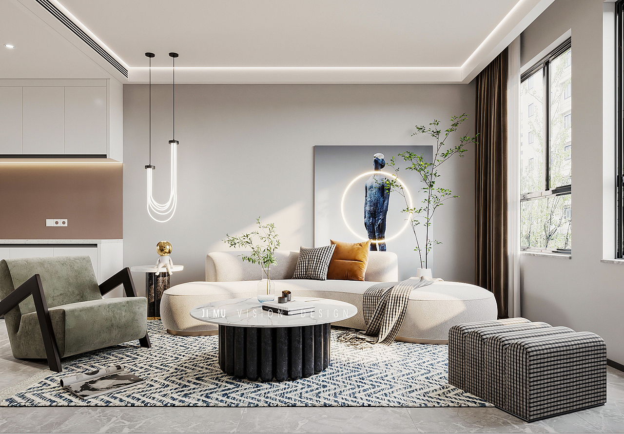 【搬砖】一套现代效果图表现