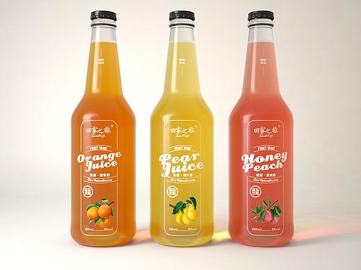 水果酒 水果饮料 包装设计 / 刘益铭 × 原创作品