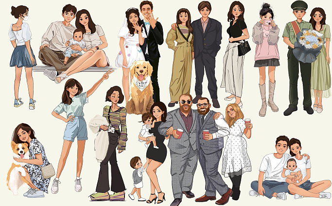 来自十月份的卡通人像（图ZMzU1NjI3OTYw） - 艺术插画 - 站酷设计师Nickilovesdrawin原创素材 - 站酷ZCOOL