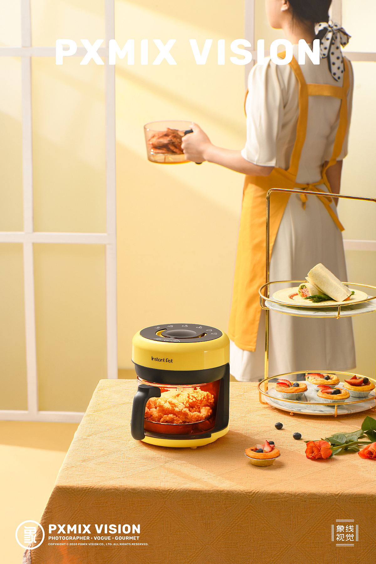 小家电摄影丨康宁 空气炸锅 x 光影集 INSTANT POT（图ZMjU2NjE1NDcy） - 产品摄影 - 站酷设计师光影集原创素材 - 站酷ZCOOL