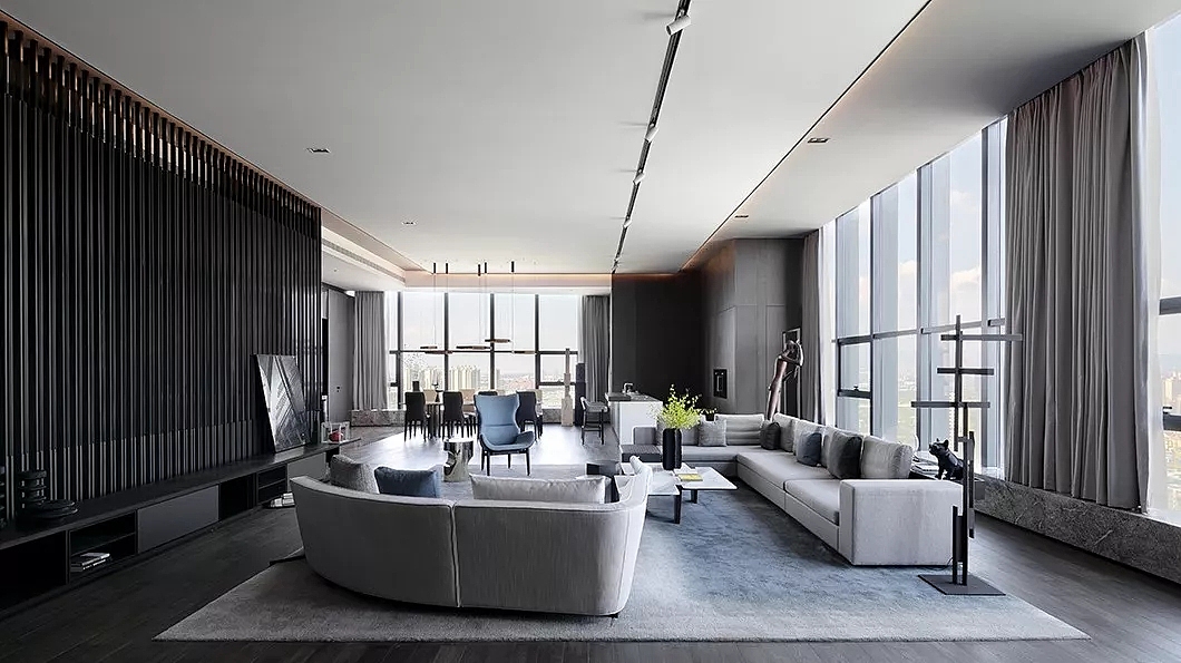 亚星观邸300平美巢全屋定制装修，超时尚的新家设计（图ZMTc3NTY5NTEy） - 家装设计 - 站酷设计师美巢装饰花园路店原创素材 - 站酷ZCOOL