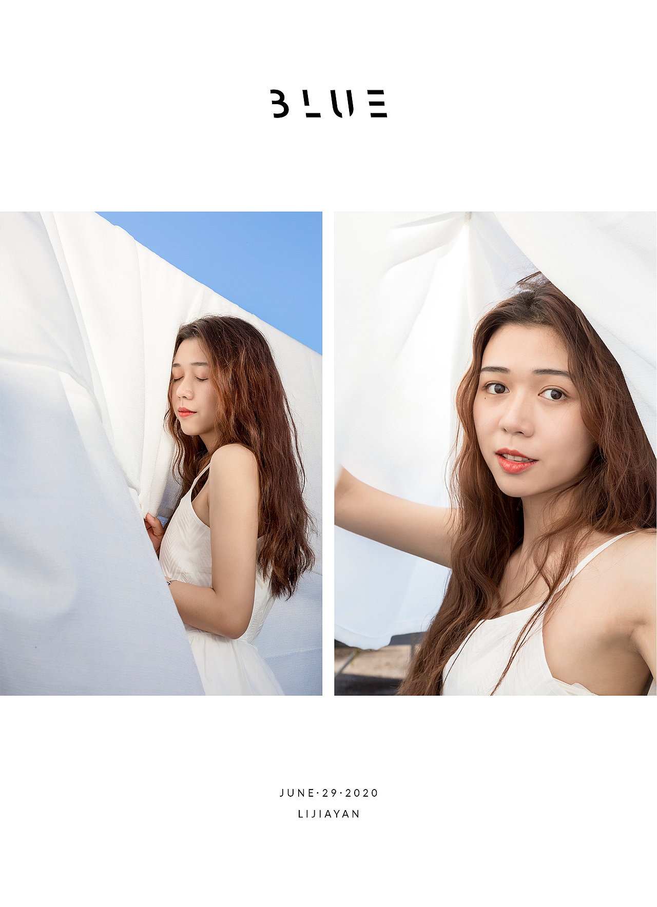 售卖蓝色系列 / 天台写真