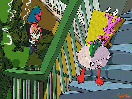 楼梯超人（个人主页-ZNDYwMTc5MTI=） - 创作习作 - 站酷设计师Falconlover2原创素材 - 站酷ZCOOL