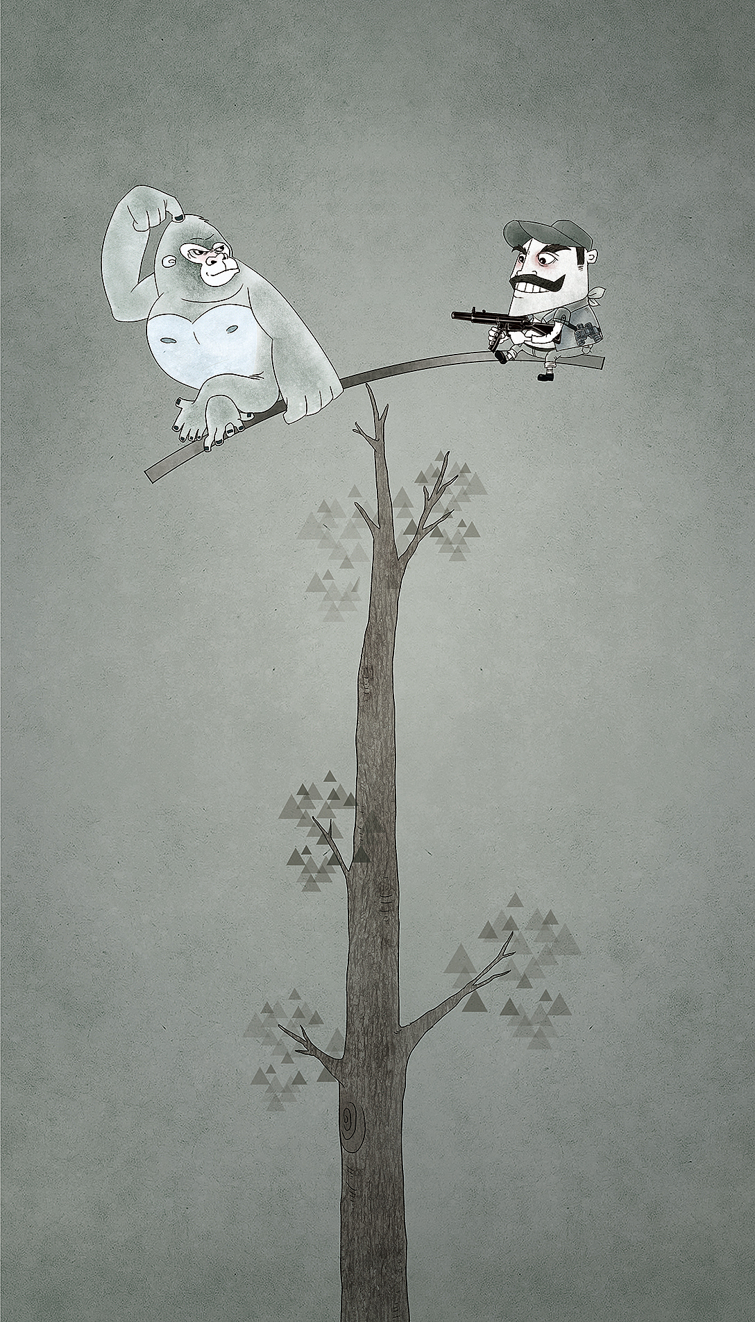 电通环保公益插画2012中国国际广告节“国酒茅台”中国公益广告黄河奖金奖（图ZMjg4MDQ3NDg=） - 商业插画 - 站酷设计师neuneuneu原创素材 - 站酷ZCOOL