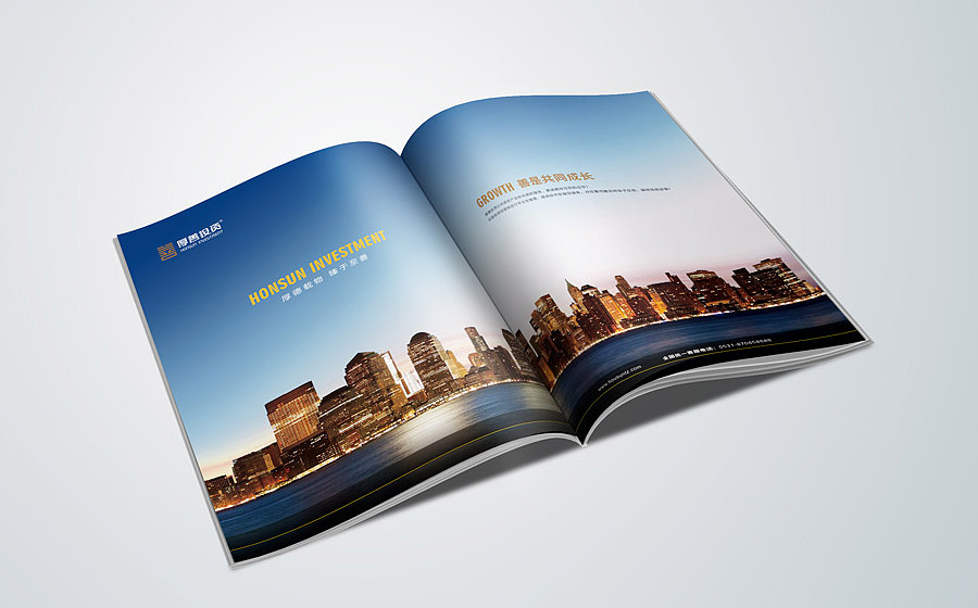 金融投资标志、LOGO、VI设计 金融投资画册设计