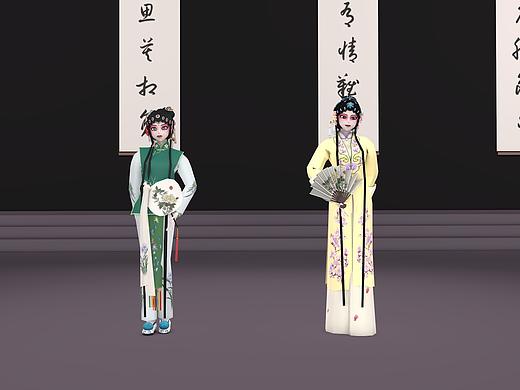 课程作业 | 2018 毕业设计 3D建模/昆曲动画