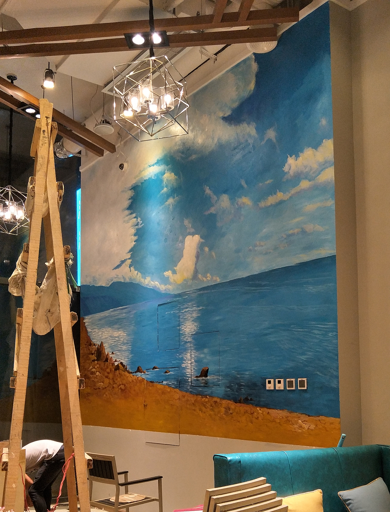 火锅墙绘,餐饮墙绘,串串店墙绘,成都墙绘,成都壁画