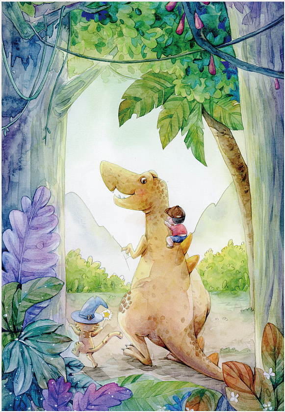 水彩插画 儿插绘本