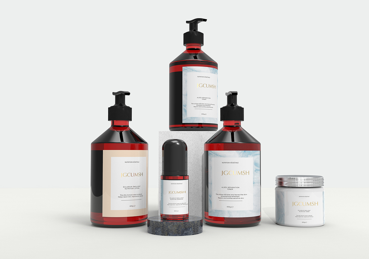 JGCUMSH-身体护肤品套盒（图ZMjI3MzM2MTAw） - 包装 - 站酷设计师掰特否原创素材 - 站酷ZCOOL