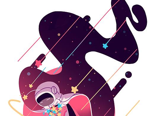 星星王子系列插画