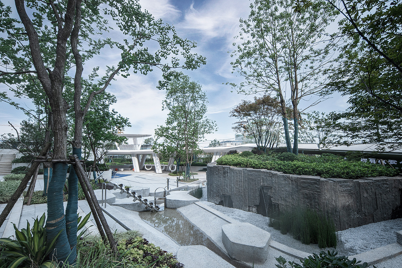 碧云之下的拾光者——光大·云启府（图ZMjY3NDU2NjAw） - 景观设计 - 站酷设计师木杉景观原创素材 - 站酷ZCOOL