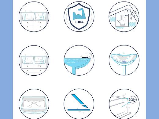小清新水槽图标（个人主页-ZNDc0MDkzNjg=） - 图标 - 站酷设计师Lo瀼染原创素材 - 站酷ZCOOL
