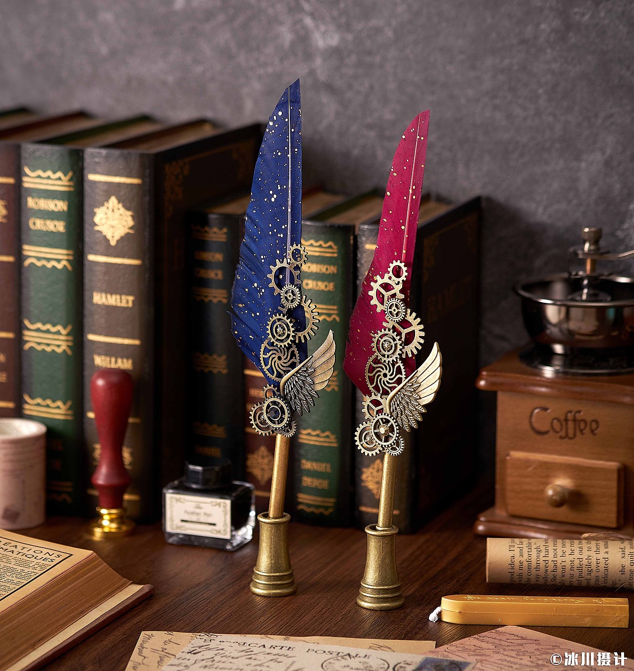 欧式羽毛笔拍摄 丨 ©冰川摄计