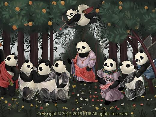 【gif合集17】当滚滚遇见中外名画