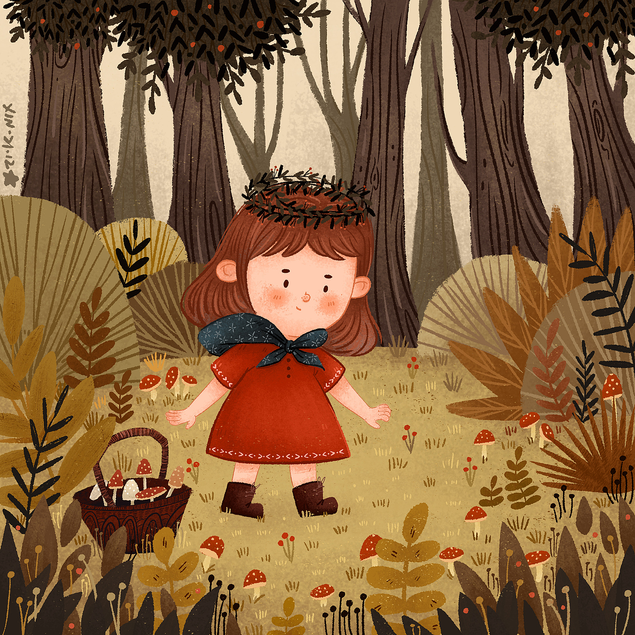 原创插画|小女孩日常合集