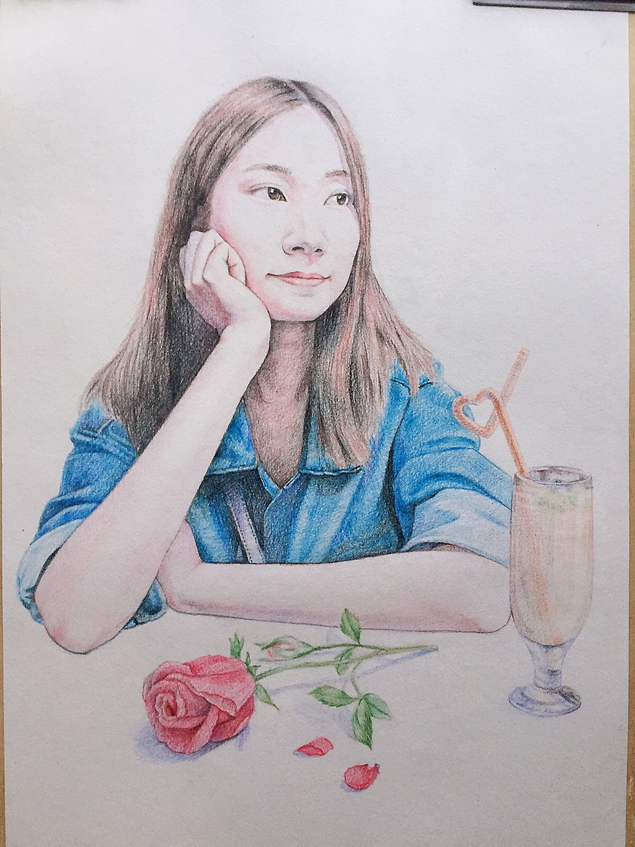 女肖像|纯艺术|绘画|徐长老 - 原创作品 - 站酷 (zcool)