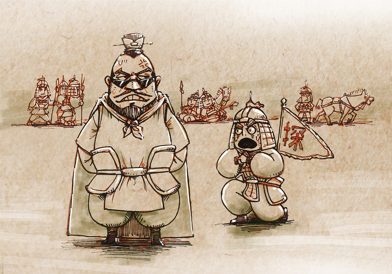 古典成语漫画创作望梅止渴