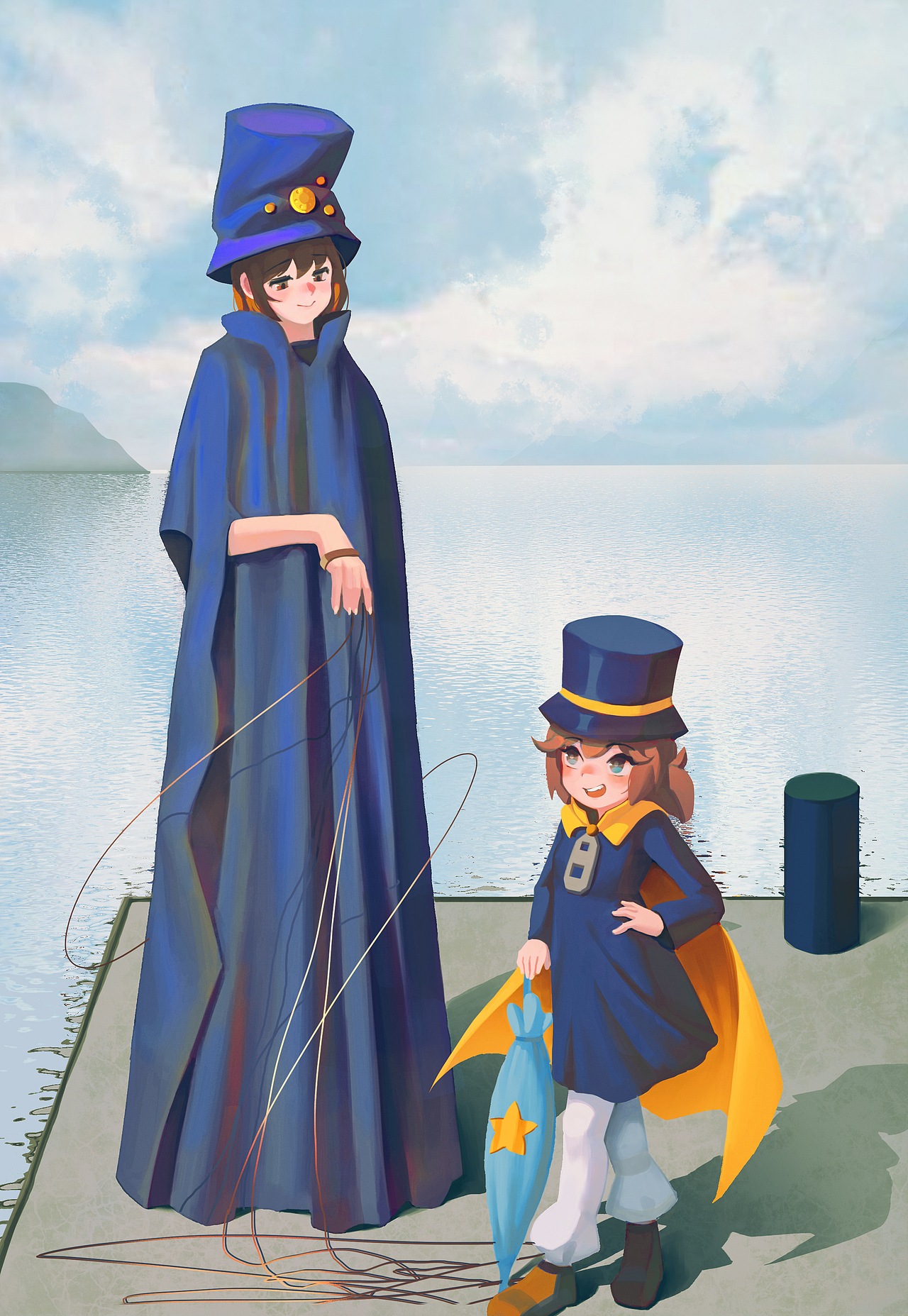 《不吉波普和小帽一起笑》