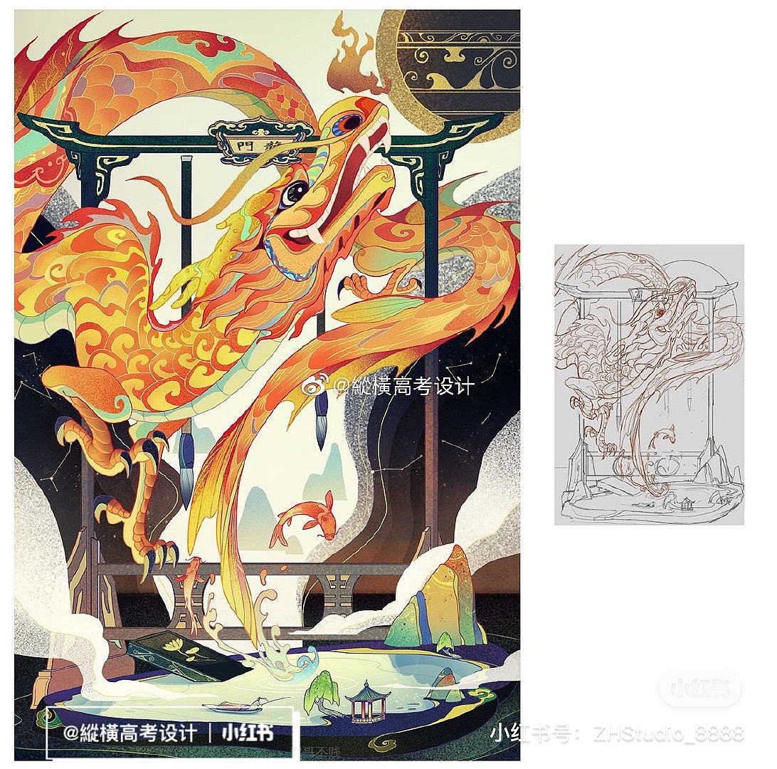 校考设计｜川美设计｜十二生肖插画参考（图ZMjU4Mzc3NTgw） - 艺术插画 - 站酷设计师縱橫高考设计原创素材 - 站酷ZCOOL