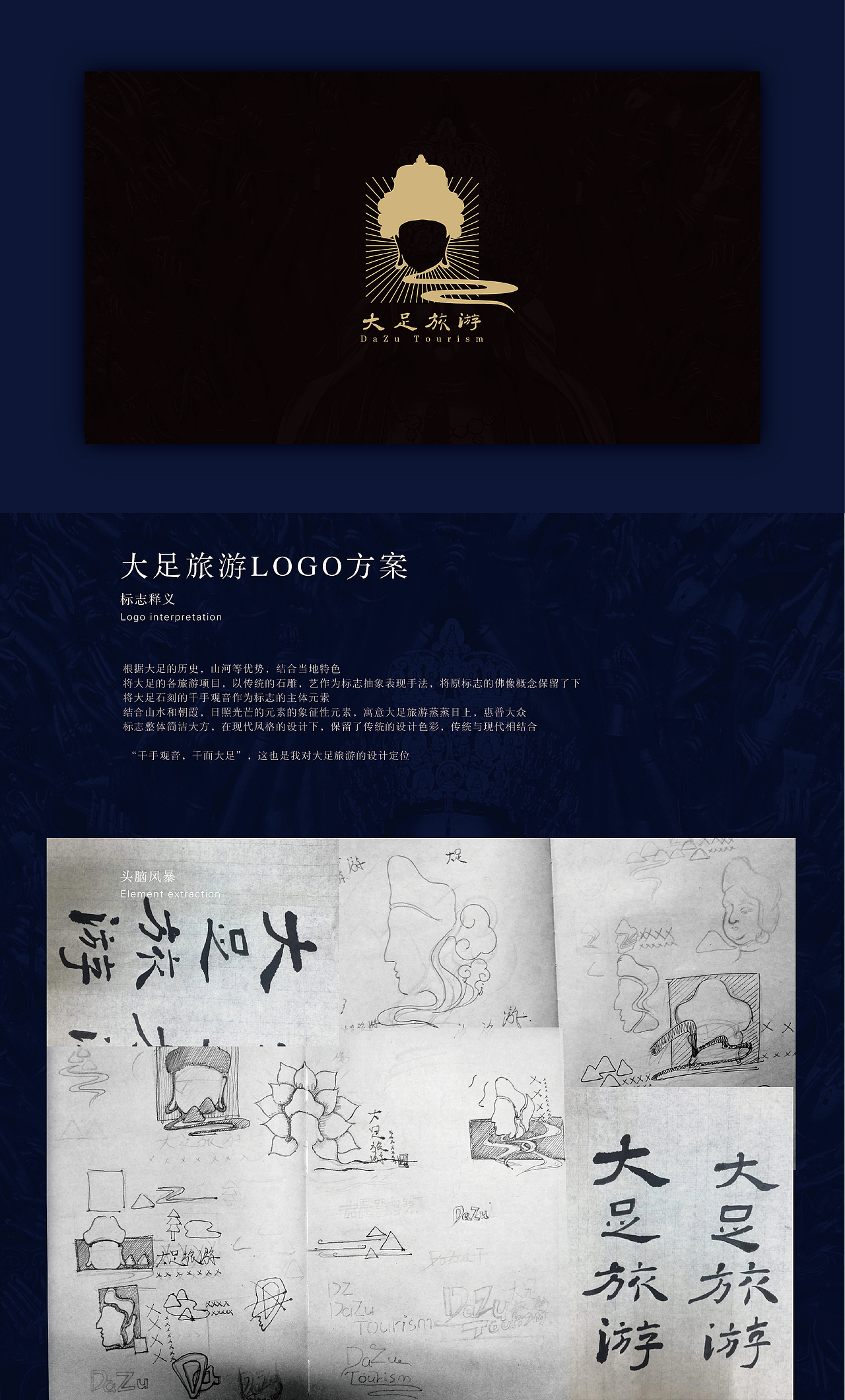 大足旅游LOGO方案