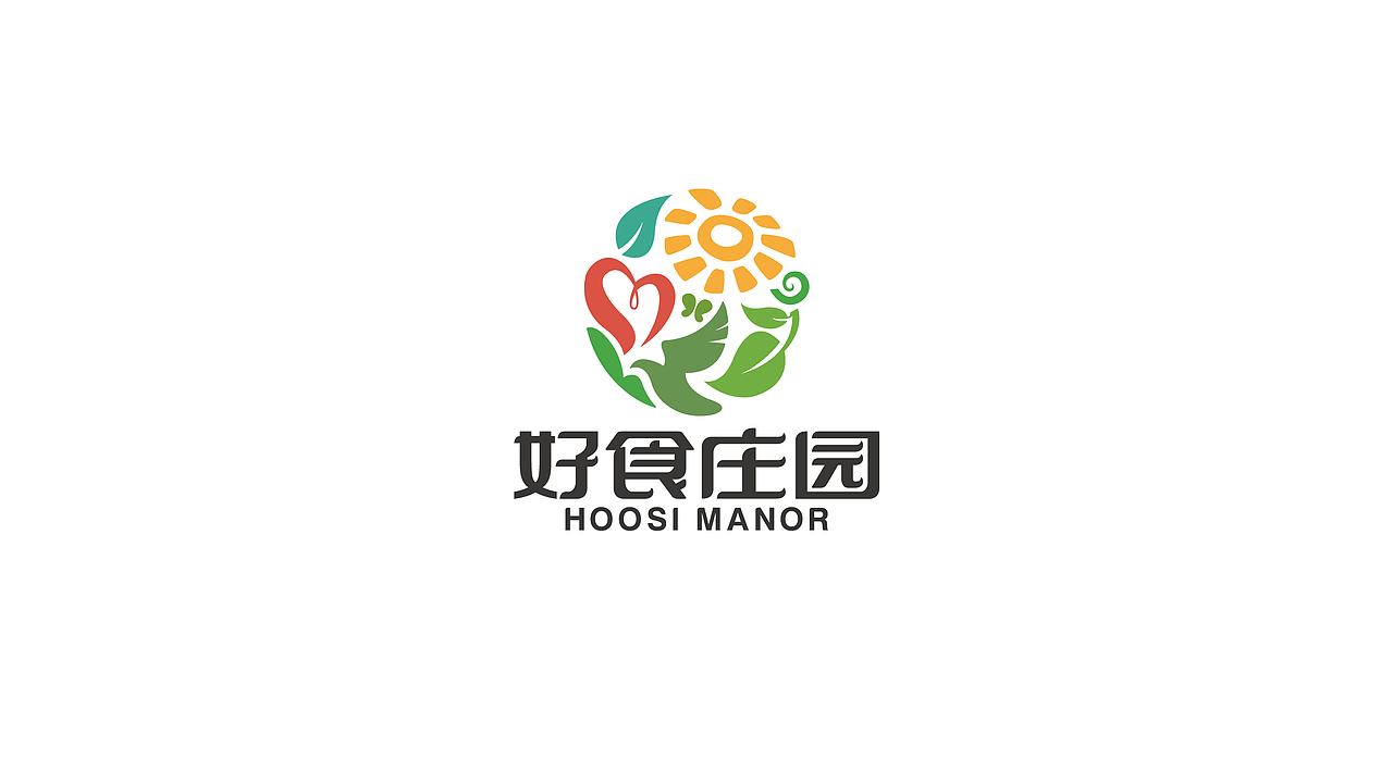 好食庄园logo 核桃仁包装设计