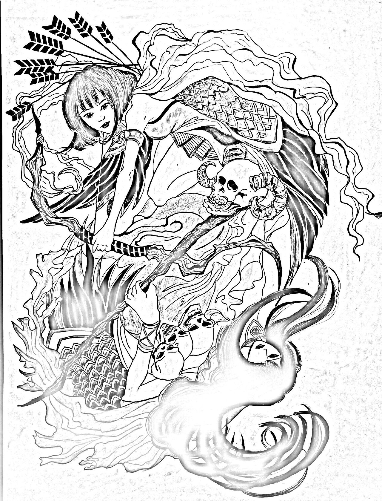 插画习作（图ZMTE2MDYyODI0） - 创作习作 - 站酷设计师朦公子原创素材 - 站酷ZCOOL