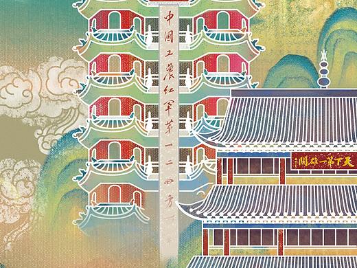 【插画练习】甘肃人文-国风插画