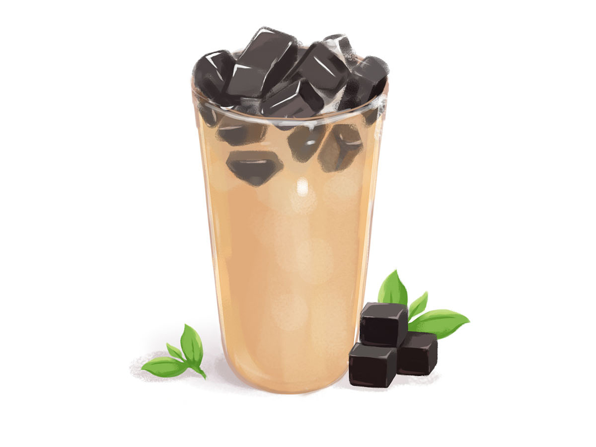 手绘奶茶（图ZMjQ5Mzg3NTI4） - 商业插画 - 站酷设计师胖胖味的酱原创素材 - 站酷ZCOOL