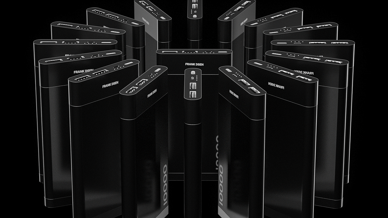 移动电源产品动画/C4D摄像机动画作品