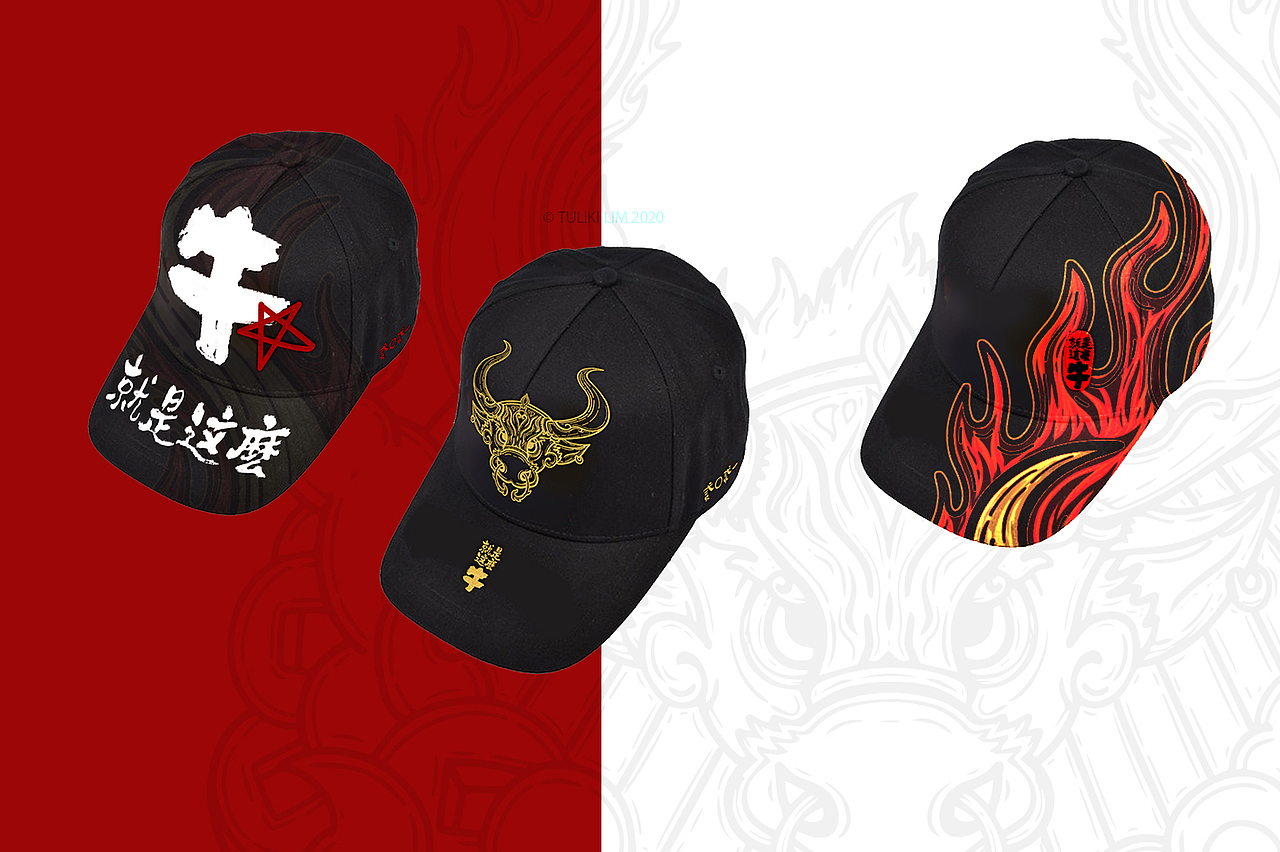 国潮-牛年就是这么牛（图ZMjI5NDUyNDY4） - 图案 - 站酷设计师TulikiLim原创素材 - 站酷ZCOOL