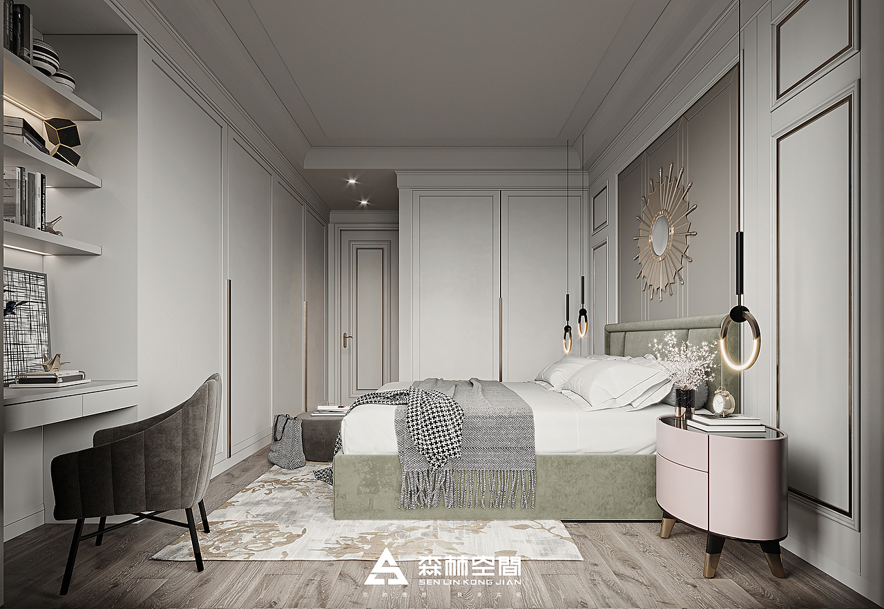 轻奢贵气休闲浪漫‖ 古典轻奢「森林空间」