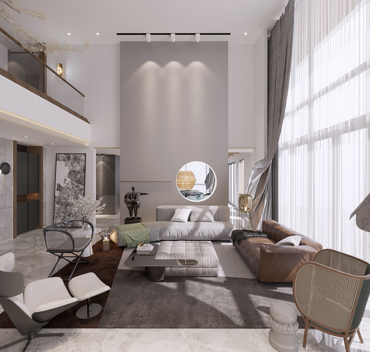 美迪大宅设计院丨浏阳别墅-自建-现代风（图ZMjgwNzA1OTA0） - 家装设计 - 站酷设计师美迪大宅设计院原创素材 - 站酷ZCOOL