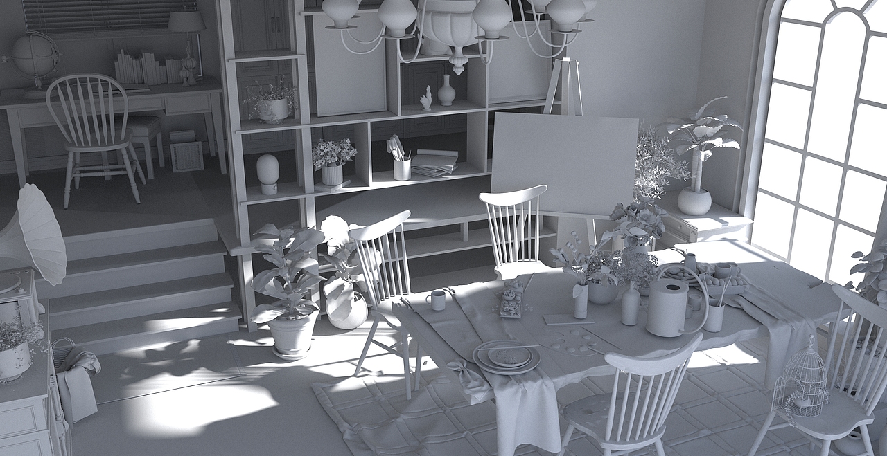 日系三渲二场景插画，来个合集（图ZMzA2NTU3MDEy） - 商业插画 - 站酷设计师花名黄小虎原创素材 - 站酷ZCOOL