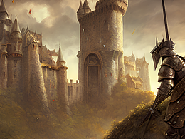 #站酷梦笔#城堡中的奉献骑士