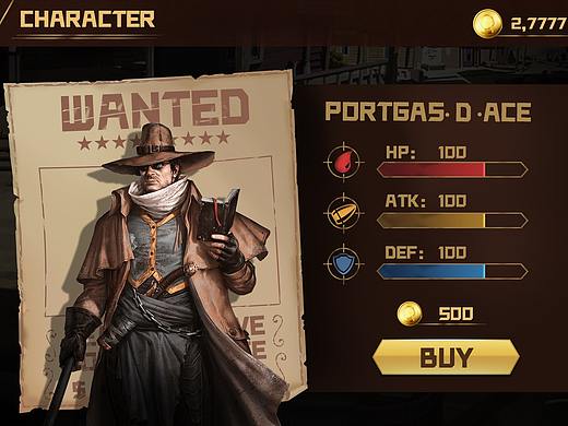 暗黑牛仔风格尝试（个人主页-ZMjg5OTYyNTI=） - 游戏UI - 站酷设计师LV丑丑原创素材 - 站酷ZCOOL