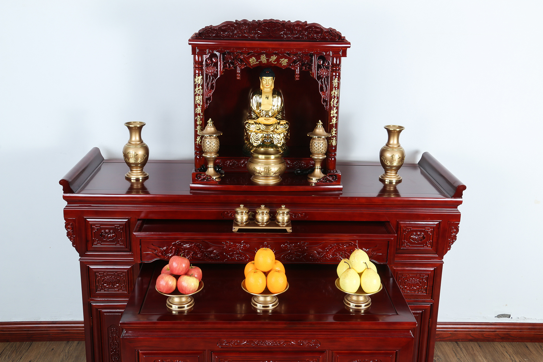 佛教用品 家用供桌 财神桌 佛桌拍摄 梵泽福佛具用品