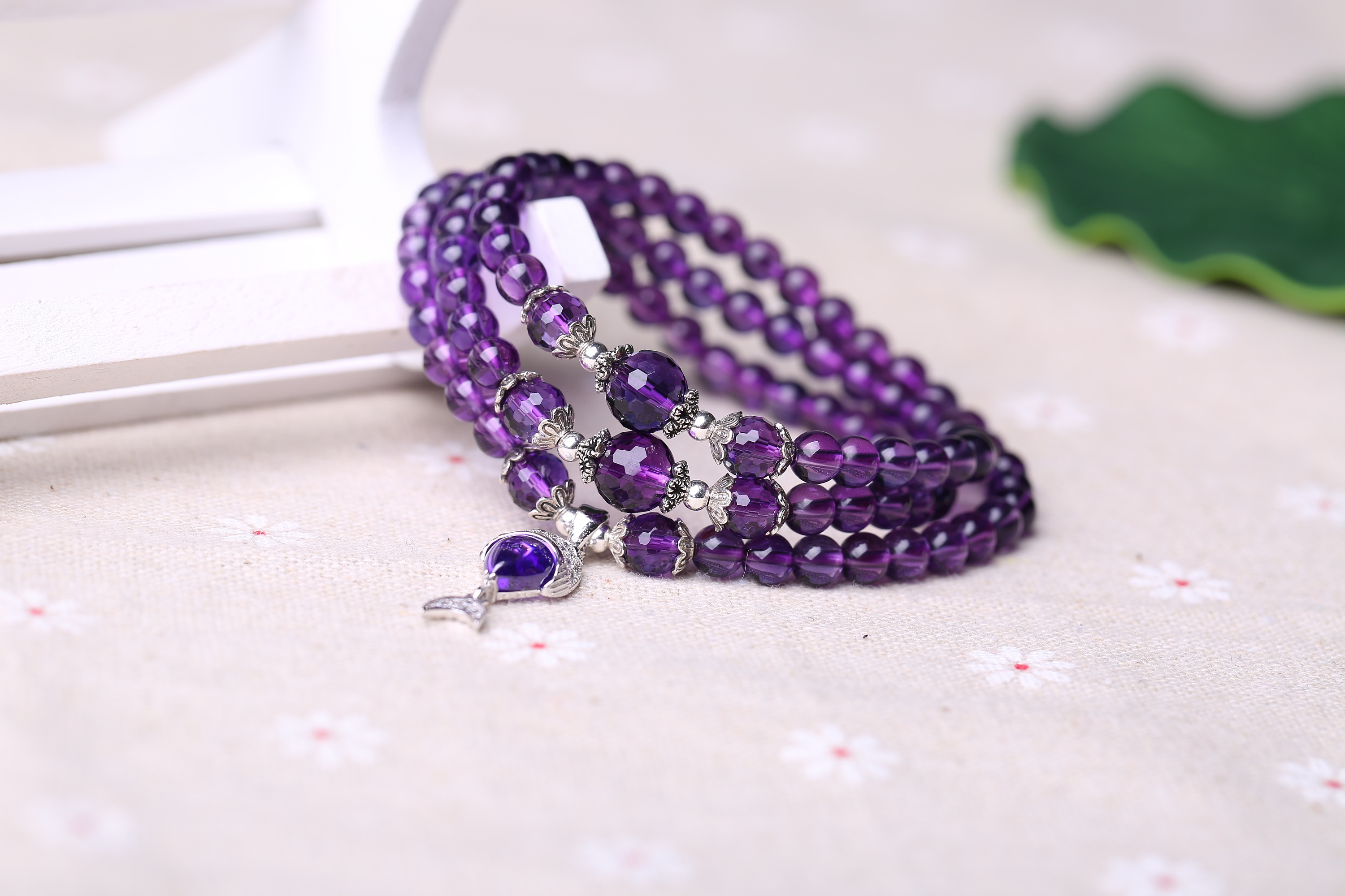 紫水晶多圈手链