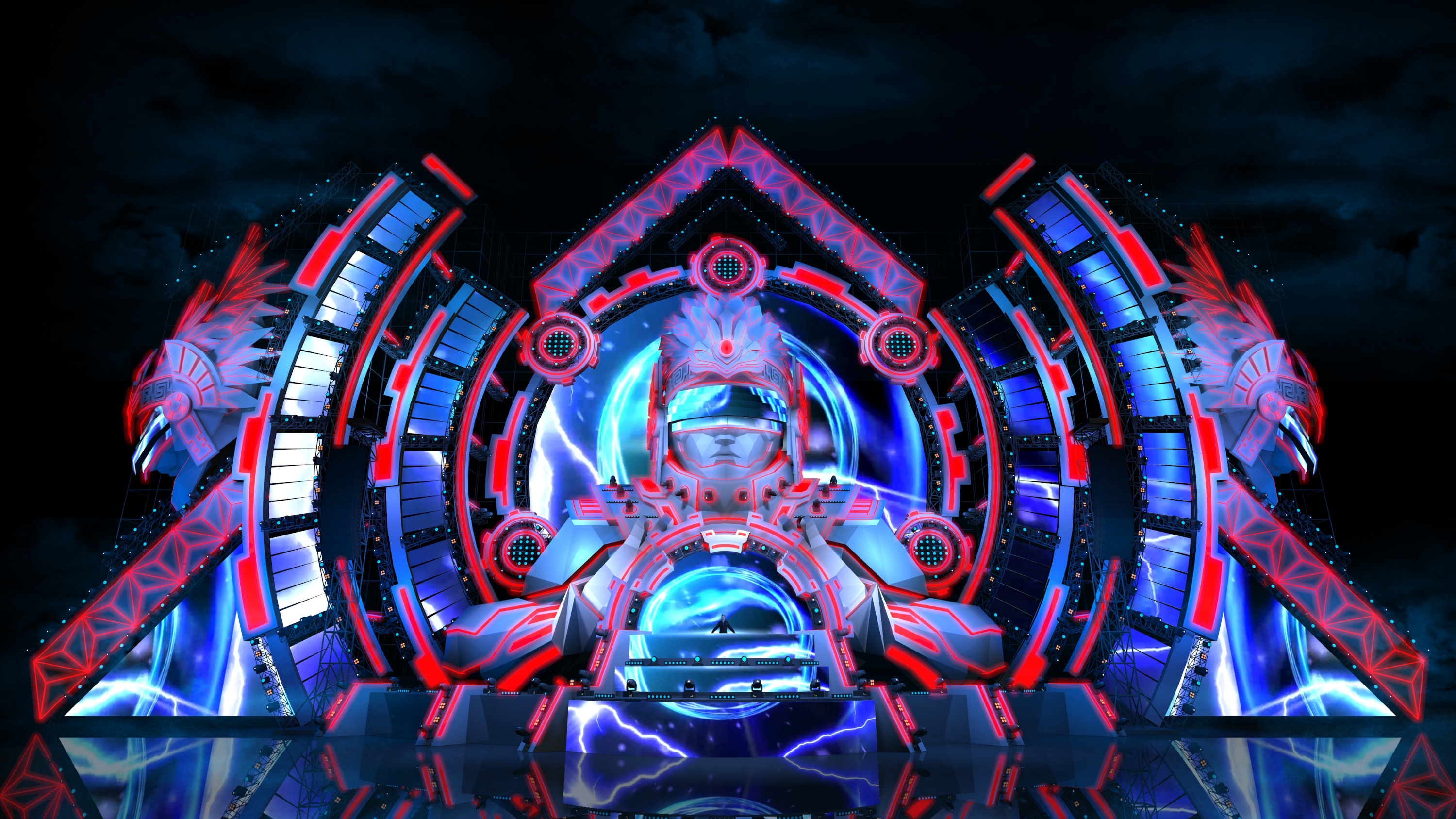 2019meta电音节舞美设计