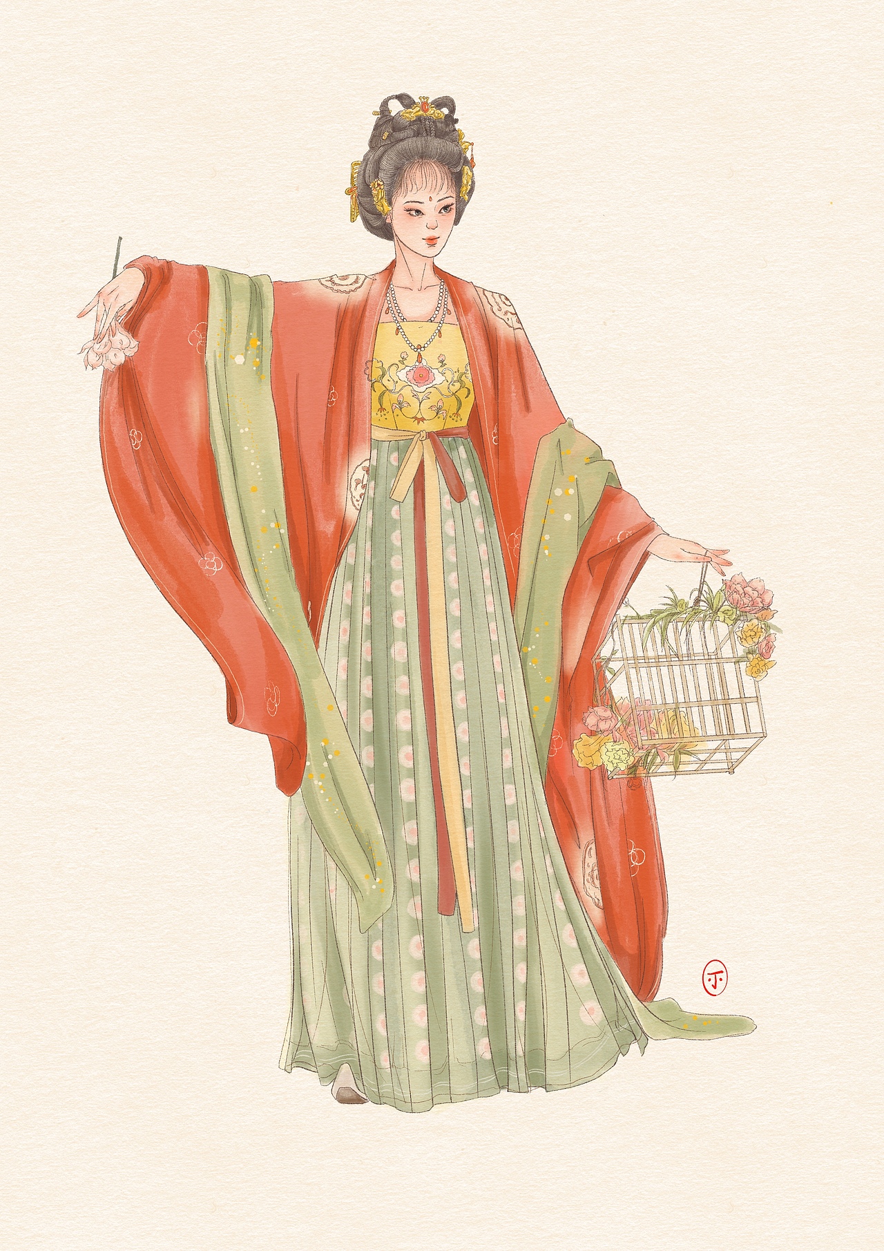 古典人物插画（图ZMjMxMjc2ODA4） - 创作习作 - 站酷设计师丁老头z原创素材 - 站酷ZCOOL